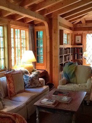 Wood warms a cottage in Maine. MARSHALL WATSON