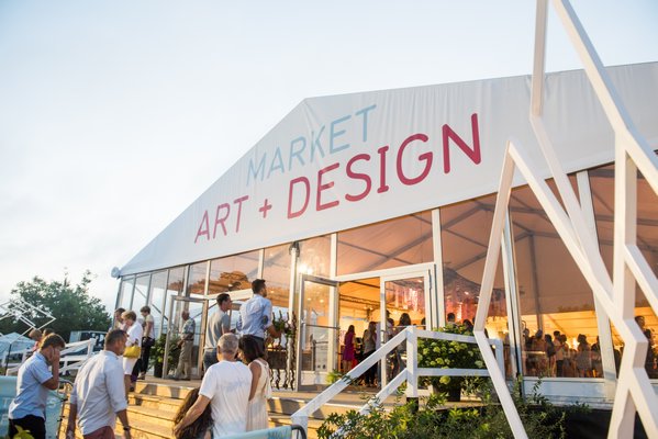 The front of the pavilion during last year's Market Art + Design.
