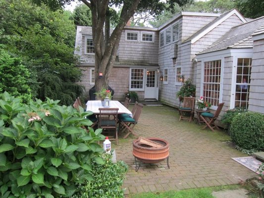 William and Deni McChesney own what is said to be the oldest house in Quogue, "The Old Revolution." COURTESY WILLIAM MCCHESNEY
