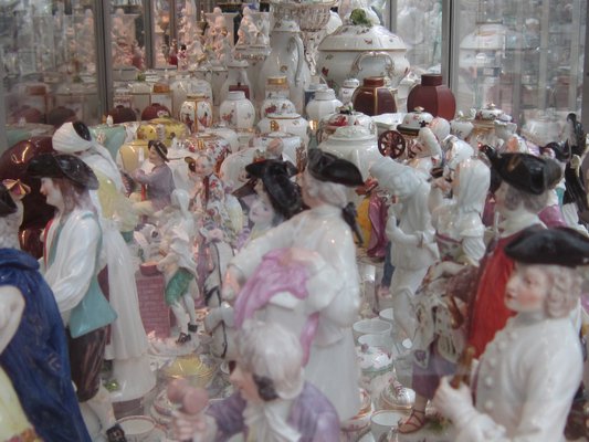 Meissen figurines at the Victoria and Albert Museum. MARSHALL WATSON