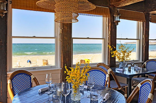 Navy Beach restaurant in Montauk is located on a 200-foot private beach and serves a "fish centric" menu.