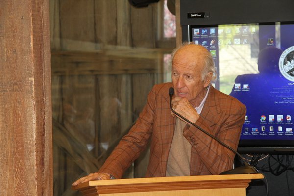 Ron Delsener of the East Hampton Group for Wildlife said that hunting should be banned on weekends.    MICHAEL WRIGHT