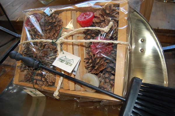 Driftwood fire-starter bundles and crates are sold at Hildreth's in Southampton.