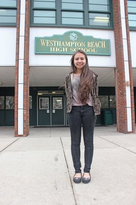 January 17: Nicasia Beebe-Wang, a senior at Westhampton Beach High School, is the district’s first Intel semifinalist.