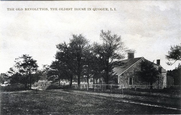 The building known as Old Revolution on Montauk Highway, circa 1730. COURTESY OF PI GARDINER