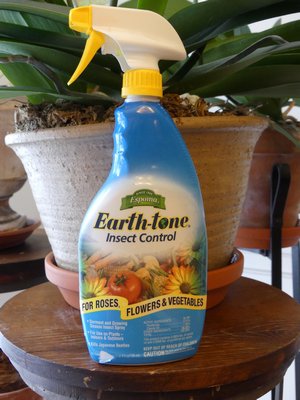 Earth-tone insect spray from Espoma is listed as a dormant oil but it's not what you want to use on your fruit trees. It contains both canola oil and pyrethrin making giving it dual actions against insects indoors and outdoors and it's great in the vegetable garden. It is not certified organic. ANDREW MESSINGER