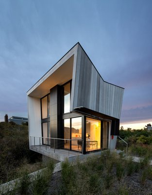Paul Masi, of Bates Masi + Architects in East Hampton,  designed a two-story, 600-square-foot house in Amagansett, winning the firm an Archi award. COURTESY BATES MASI + ARCHITECTS
