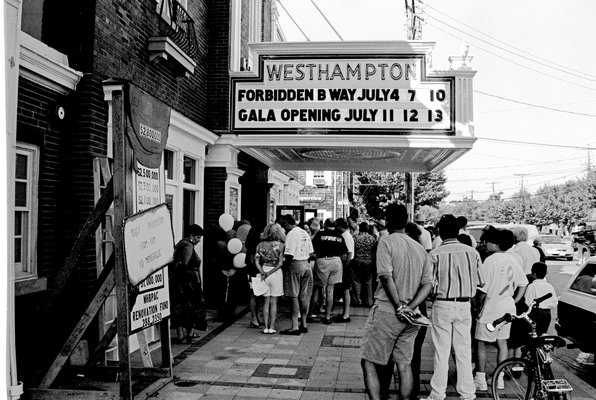 The opening of the Westhampton Beach Performing Arts Center in July 1998.  PRESS FILE