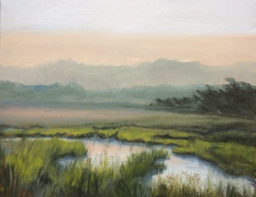 'Dune Road in Mist' by Pamela Thompson