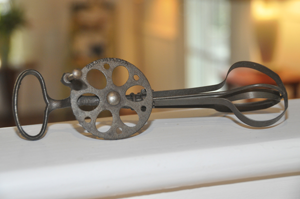 An old tool, just one of many in architect Lee Skolnick's collection.