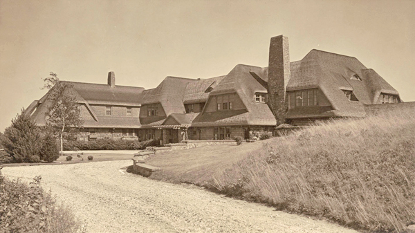 Grosvenor Atterbury designed Dr. Albert Ely's home in Shinnecock Hills.