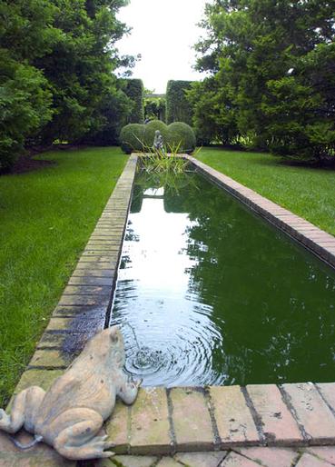 The reflecting pool.