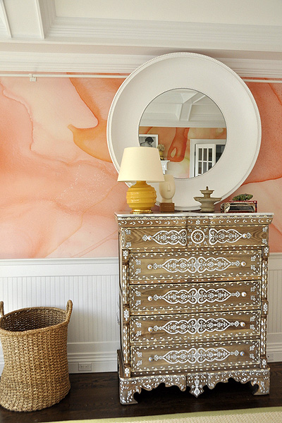 The master bedroom by Robert Passal Interior & Architectural Design. MICHELLE TRAURING