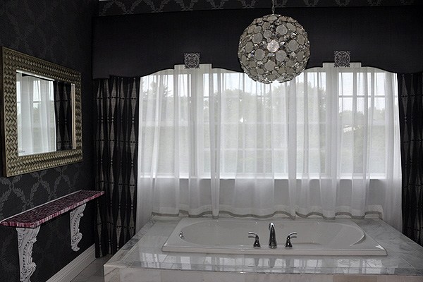 The master bathroom by Courland Design. MICHELLE TRAURING