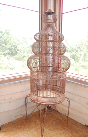 Outdoor enclosed main-floor porch.