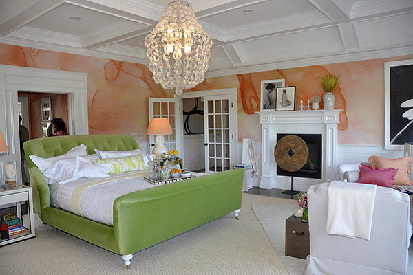 The master bedroom by Robert Passal Interior & Architectural Design. MICHELLE TRAURING