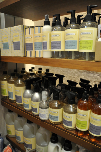 The General Home Store in East Hampton sells a variety of Caldrea cleaning products.
