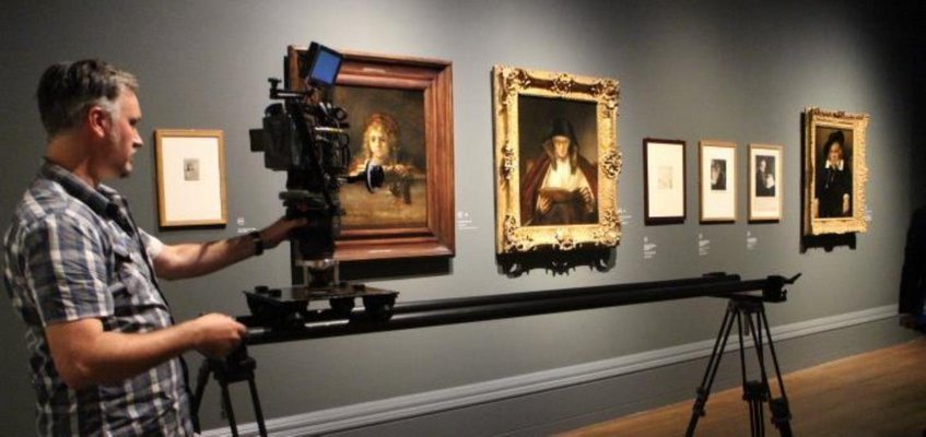 Shooting of Exhibition on Screen's “Rembrandt from the National Gallery, London and Rijksmuseum Amsterdam”