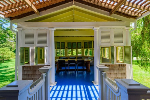 The outdoor dining area JAKE RAJS