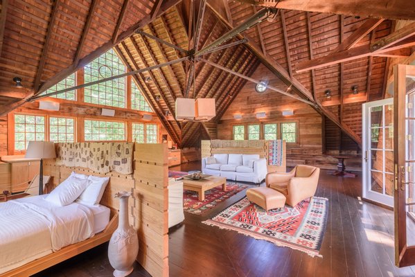The bedroom at the top floor of the Windmill guest house JAKE RAJS