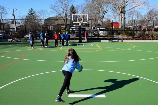 Sag Harbor Elementary School students are enjoying the new outdoor spaces at the school.