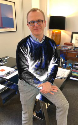 Interior Designer Scott Sanders is the honorary chairman of this year's East Hampton Anqitues Show COURTESY SCOTT SANDERS
