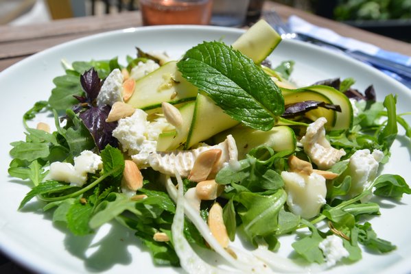 The Zuccini and Fennel Salad at Station in East Quogue. ALEX GOETZFRIED