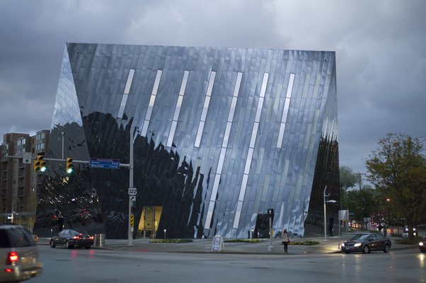 Architect Farshid Moussavi's Museum of Modern Art Cleveland is an icon. STEPHEN GILL