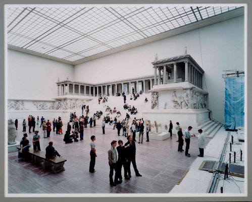 "Pergamon Museum I, Berlin," a 2001 photograph by Thomas Struth of Germany, on view in the exhibition "Image Building" at the Parrish Art Museum in Water Mill.
