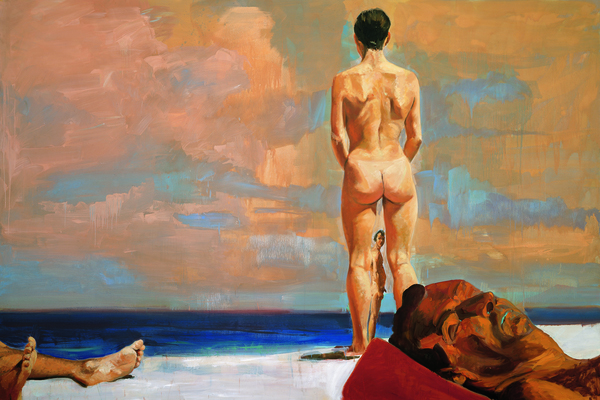 "The Beginning and the End" by Eric Fischl, 1988. COURTESY GUILD HALL
