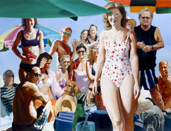 "The Gang" by Eric Fischl, 2006. COURTESY GUILD HALL