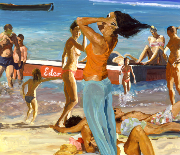 "The Raft" by Eric Fischl, 2007. COURTESY GUILD HALL