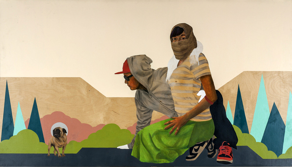 "Tierra Nueva" is Chicano art. COURTESY ARTHAMPTONS