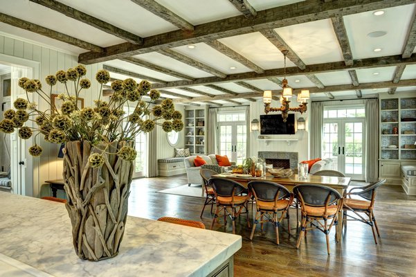The team of Samet & Wold bring their style to a set of houses on Main Street in Amagansett. EAST HAMPTON HISTORICAL SOCIETY