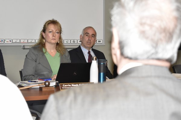 The Central Pine Barrens Commission reaffirmed its jurisdiction over the golf course proposal in East Quogue on Wednesday. VALERIE GORDON