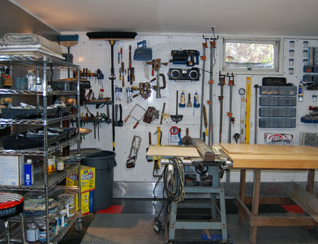 James Ledogar's Hampton Bays workshop.