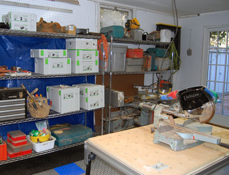 James Ledogar's Hampton Bays workshop.