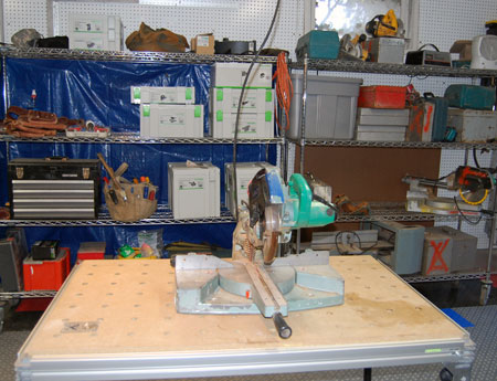 James Ledogar's Hampton Bays workshop.