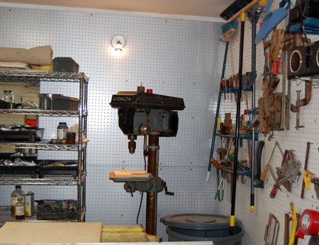 James Ledogar's Hampton Bays workshop.