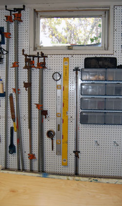 James Ledogar's Hampton Bays workshop.