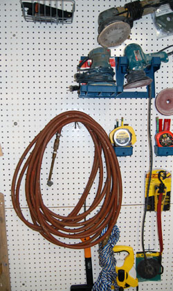 James Ledogar's Hampton Bays workshop.
