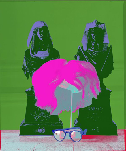 Andy Warhol's "Pink Wig"