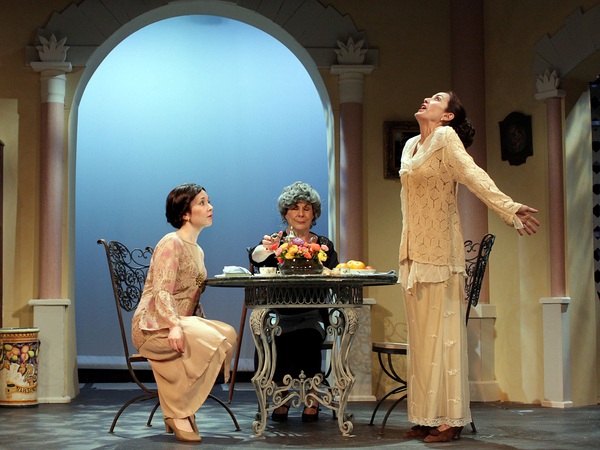 Jacqueline Raposo, Diana Marbury and Rosemary Cline star in the Hampton Theatre Company production of "The Enchanted April."
