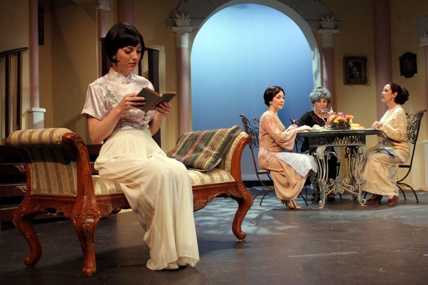Jessica Forsythe, Jacqueline Raposo, Diana Marbury and Rosemary Cline star in the Hampton Theatre Company production of "The Enchanted April."