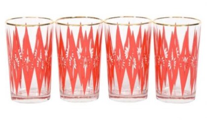 NYC interior designer Sasha Bikoff will be selling her colorful vintage glassware and tabletop accessories.