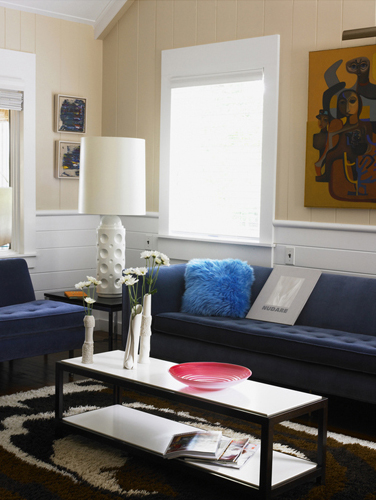 The Houstons' apartment.  COURTESY KAREN BOLTAX