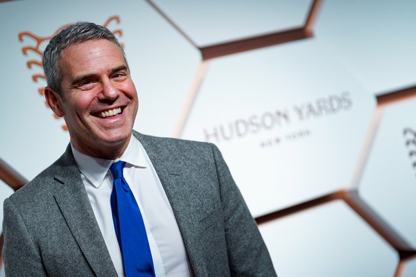 Andy Cohen at the Hudson Yards grand opening party in March. SEAN ZANNI/PATRICKMCMULLAN.COM