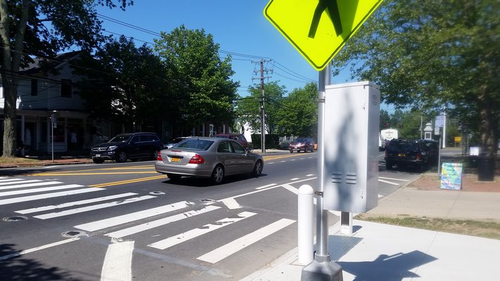 Preliminary applications for the Bridgehampton pedestrian safety project have not yet been submitted. JEN NEWMAN