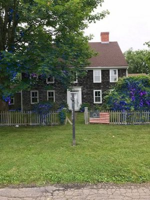 The 1775 Deacon David Hedges House on Hedges Lane in Sagaponack would be preserved and renovated instead of razed, in a new proposal by the owner to redevelop the property.   PRESS FILE
