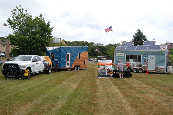 The second of two Energy Awareness days was staged outside the Montauk Playhouse. JON WINKLER